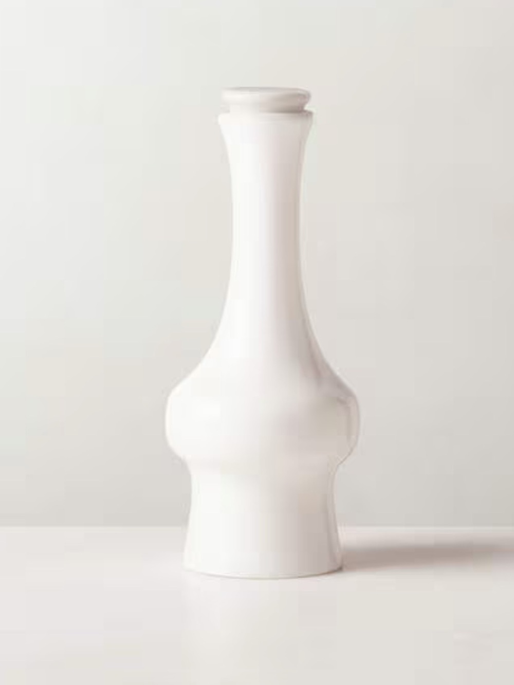 New!!CB2 White Sculptural Cruet Vase